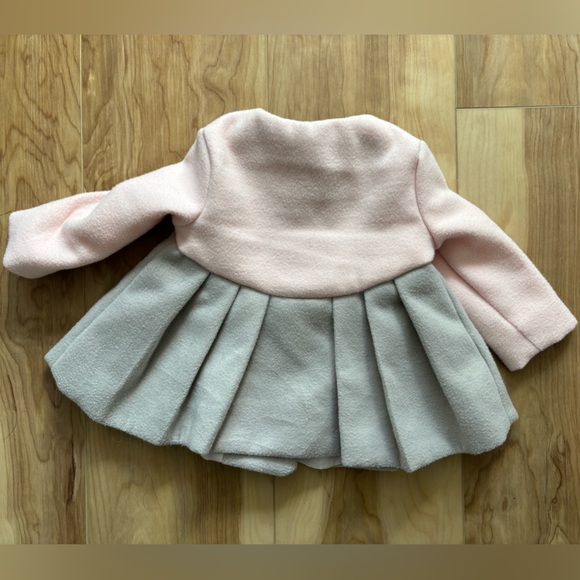 ‼️ SOLD ‼️ Tahari Baby pleated pea coat - Picture 2 of 6